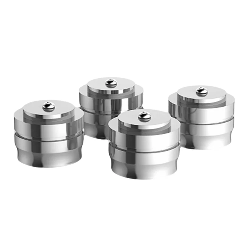 4 قطعة FT3322 أقدام الألومنيوم الصلبة جهاز الصوت قدم امتصاص الصدمات قاعدة قدم لمكبرات الصوت-POS