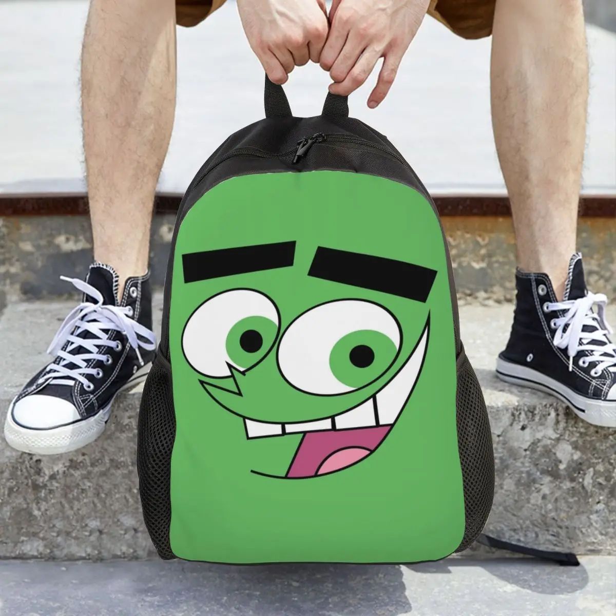 

Рюкзак Fairly Oddparents Cosmo, Лидер продаж, рюкзак большой емкости для мальчиков и девочек, школьная сумка, сумки на плечо для мужчин и женщин