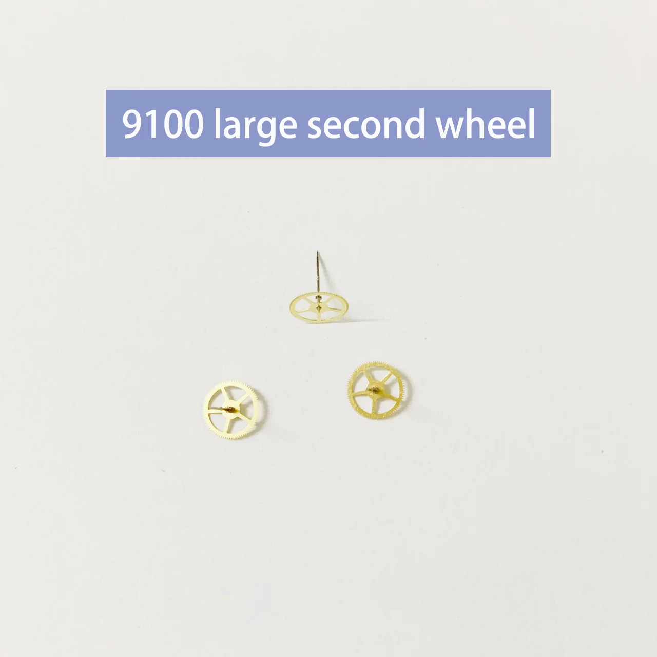 ล้อที่สองขนาดใหญ่ดั้งเดิมสำหรับการเคลื่อนไหวของนาฬิกาชิ้นส่วนซ่อมแซมนาฬิกา Miyota9100ล้อที่สองพอดีกับการเคลื่อนไหว9132 9120