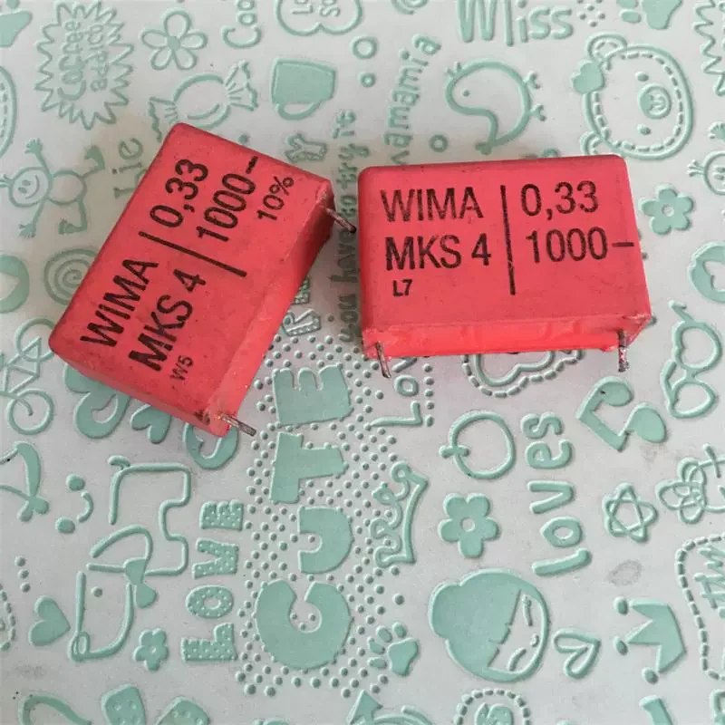 10PCS WIMA MKS4 0.33uf 1000v fever audio coupling infinite capacitor from Germany
