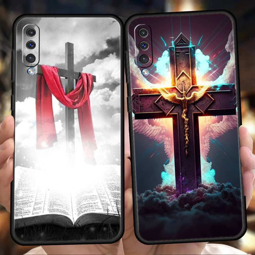 

Faith Christian Religious Jesus Clear Phone Case for Samsung Galaxy A24 A25 A34 A22 A12 A14 A02 A03 A05 A70 A50 A10 A20 5G Shell