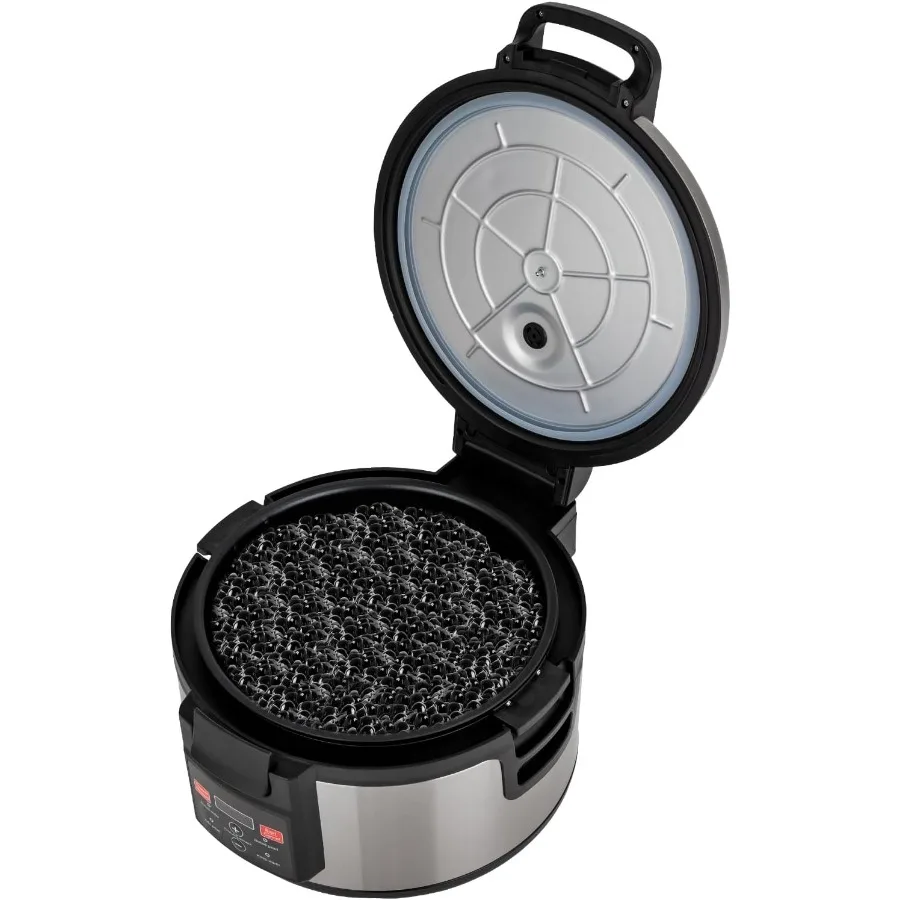 Máquina automática comercial de Tapioca Boba de 16L con calefacción de alta potencia de 2200W Interior antiadherente para té de burbujas sin esfuerzo Perla Sa