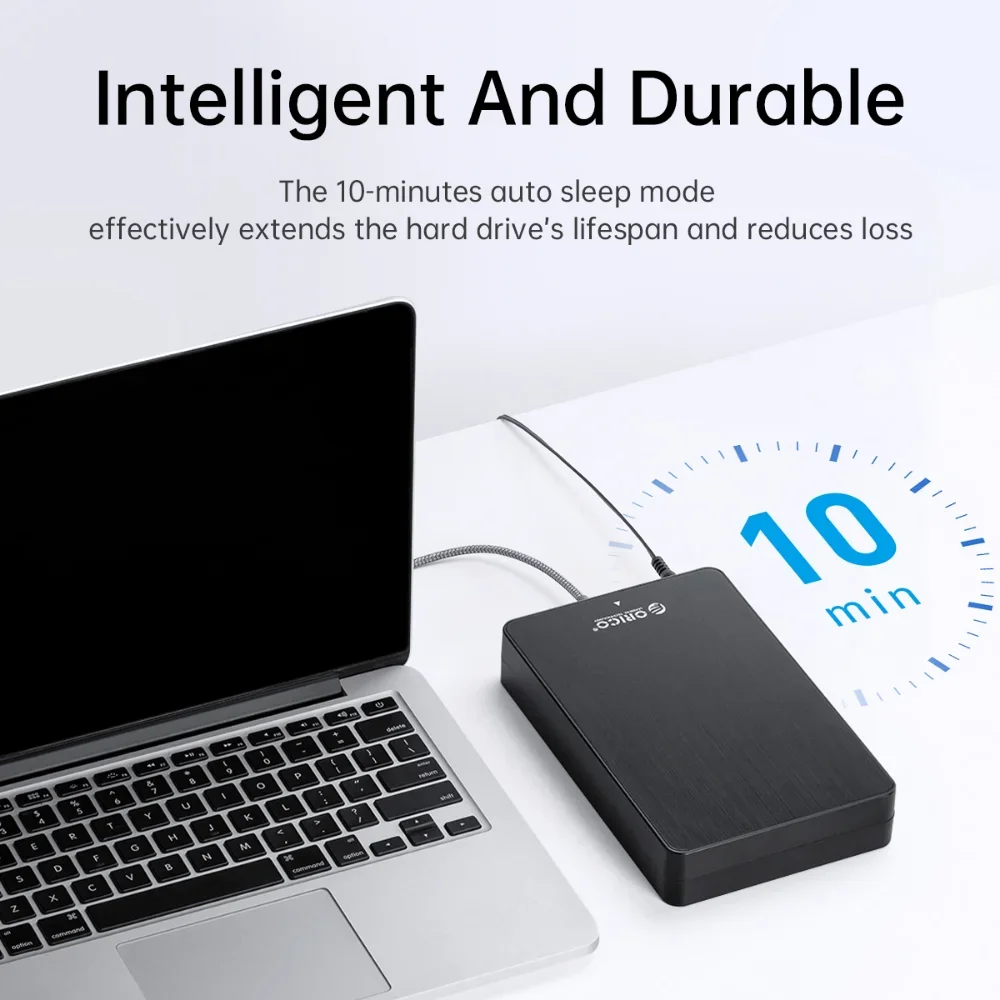 Box Per Hard Disk SATA USB 3.0 – Alloggiamento Esterno In Alluminio Per HDD Da 3.5 Pollici