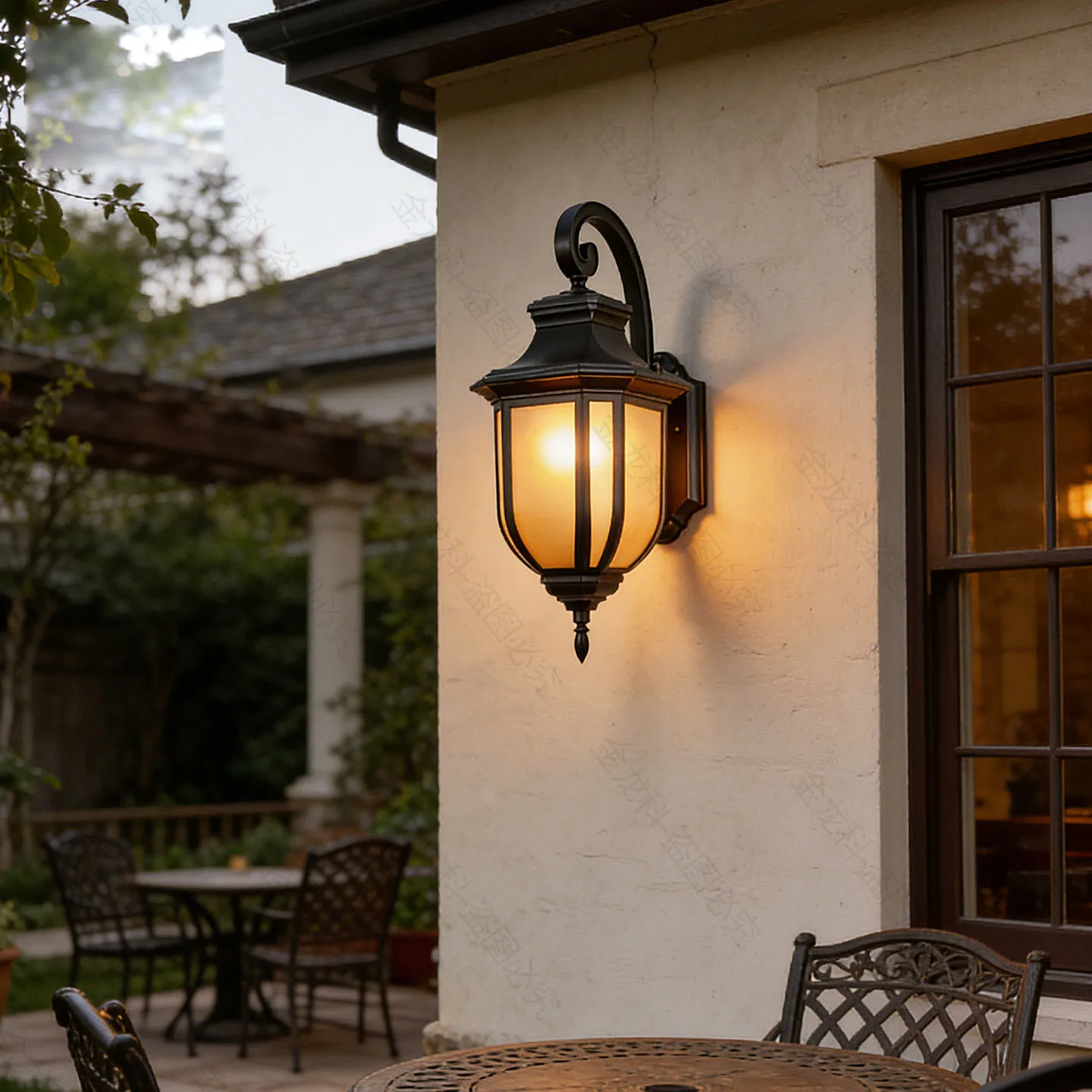 Outdoor Porch Wall Lights, Anti American Loft Water-Proof Garden Wall Sconces, Indoor Corridor Hallway Balcony Wall Lighting Fix