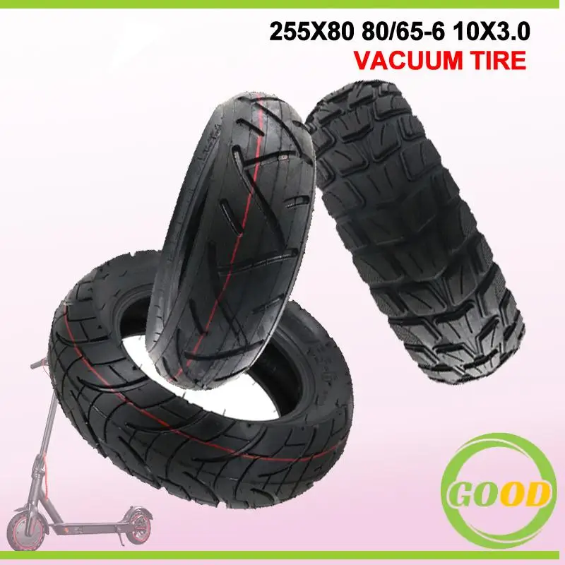 

Electric Scooter TubelessTire 10 Inch 80/65-6 255x80 Tyre for Kugoo M4 G1 Dualtron VICTOR EAGLE Speedway 4 Zero 10X Bike