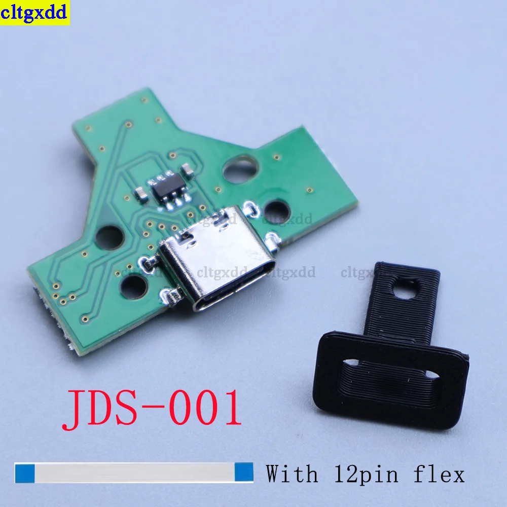 Cltgxdd 1 set FOR PS4 JDS 001/011/030/040/050/055 Controller charging port changed to Type-C charging interface DIY