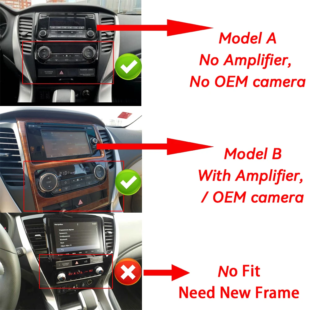 For Mitsubishi Pajero Sport 3 2016-2018 Android Car Radio Automotive Multimidia Player GPS Navigaion Carplay Screen Auto Stereo