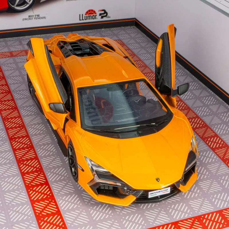 

CCA 1:24 Lamborghini Revuelto alloy rally car model car decoration door can be opened fine workmanship and good quality