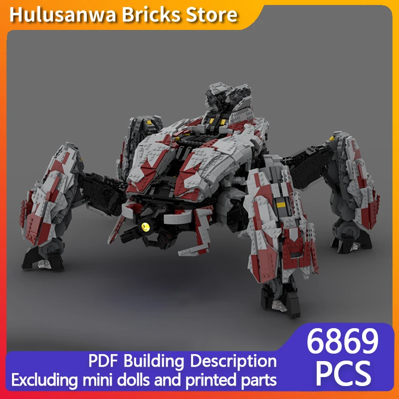 Popular Games Model MOC Building Bricks Four‑Legged Giant Mecha Modular Technology Gifts Holiday Assemble Children Toys Suit
