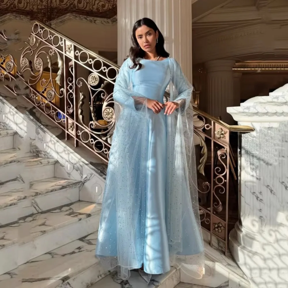 

Customized Exquisite Mermaid Evening Dress Charming Zipper Prom Dress Sexy O-neck Ruffles Party Gown فساتين سهرة فخ