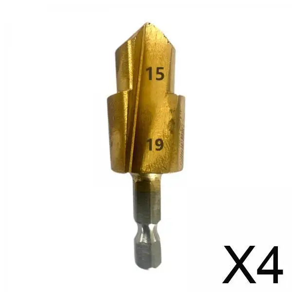 

4x Ppr подъемные ступенчатые сантехнические инструменты, универсальные для электрического гаечного ключа, прочный профессиональный аксессуар, шестигранный хвостовик премиум-класса