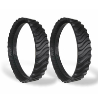 2pcs Tracks Tyres Wheel For Zodiac MX8 MX6 AX10 Baracuda R0526100 Pool Cleaner Tyres  Anti-Slip Cleaning Tools Accessories