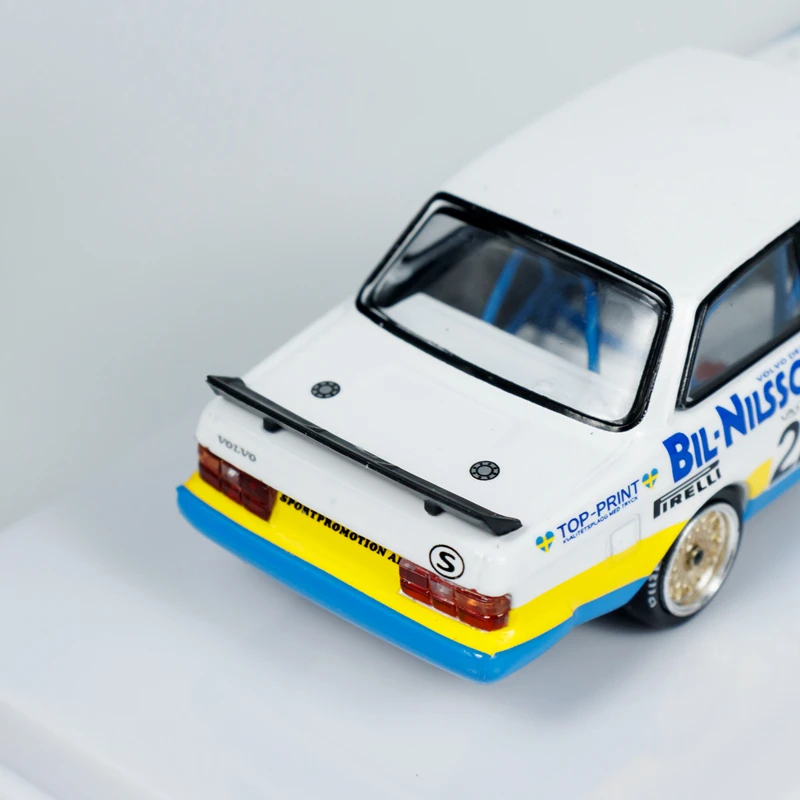 Tarmac Works 1/64 Volvo 240 Turbo ETCC Zolder 1984 Legering Speelgoed Motor Diecast Metaal Model Gift