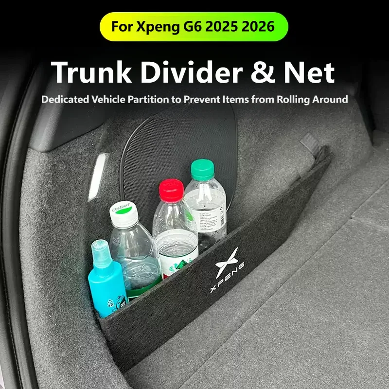 Car Accessories For Xpeng G6 2025 2026 Trunk Partition Board Left & Right Divider Board Practical Automotive Accessories