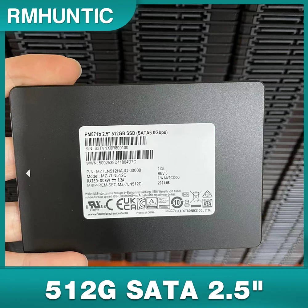 Dysk SSD do dysków półprzewodnikowych Samsung PM871b MZ7LN512HAJQ-00000 512G SATA 2.5"