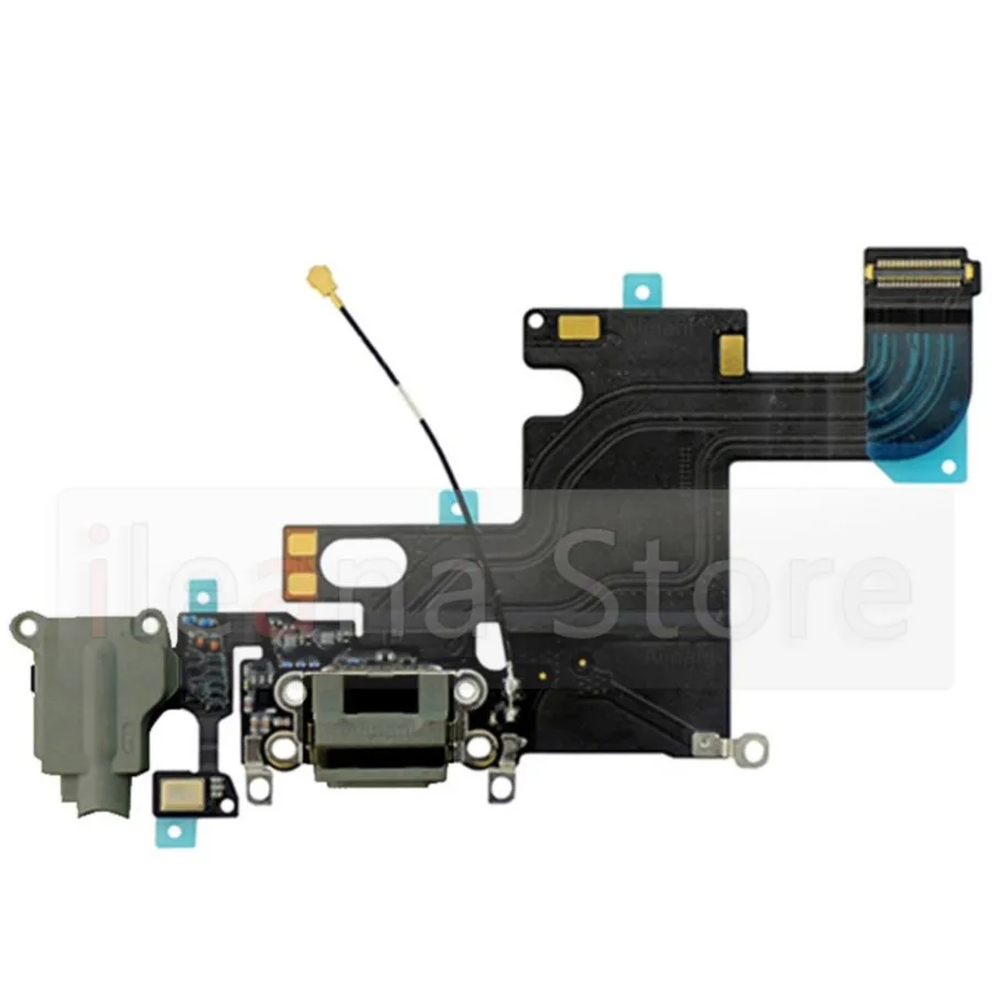 Aiinant Bottom USB Charger PCB Board FPC Dock Connector Charging Flex Cable For iPhone 5S SE 6 6s 7 Plus Phone Parts