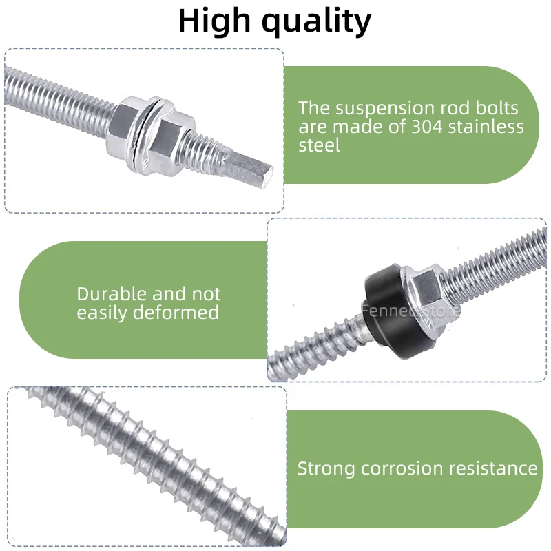304 ze stali nierdzewnej Solar wieszak śruby do montażu Panel słoneczny wysokość regulowana wodoodporna dla fotowoltaicznych Solar wieszak śruby