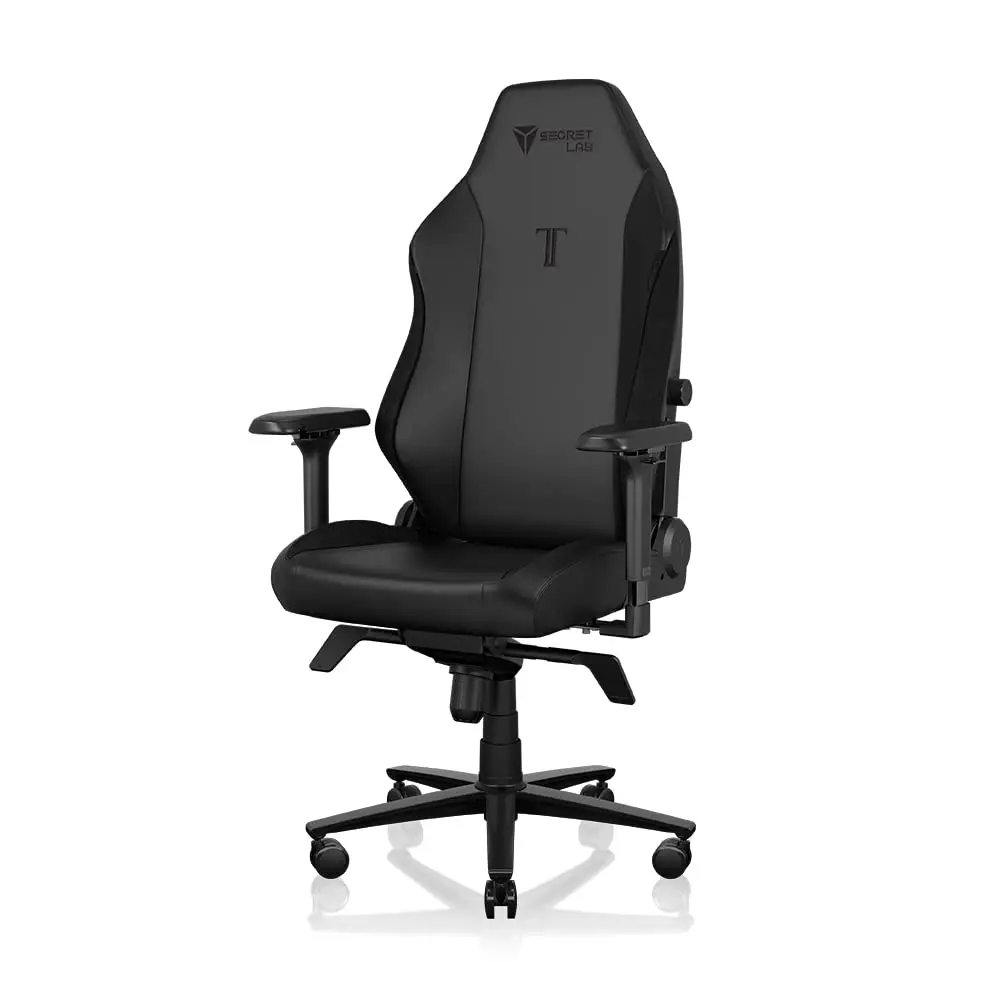 

Evo Black Gaming Chair - Reclining, Ergonomic & Heavy Duty Computer Chair with 4D Armrests, Magnetic Head Pillow, Custom