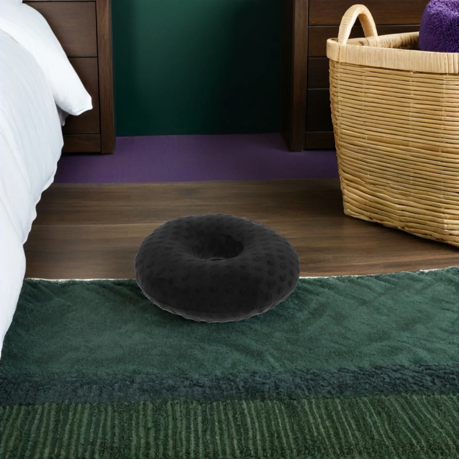 Ear Piercing Pillow for Side Sleepers Memory Foam Cushion with Hole Pressure Relief for Pierced Ears Sleep Healing Protector