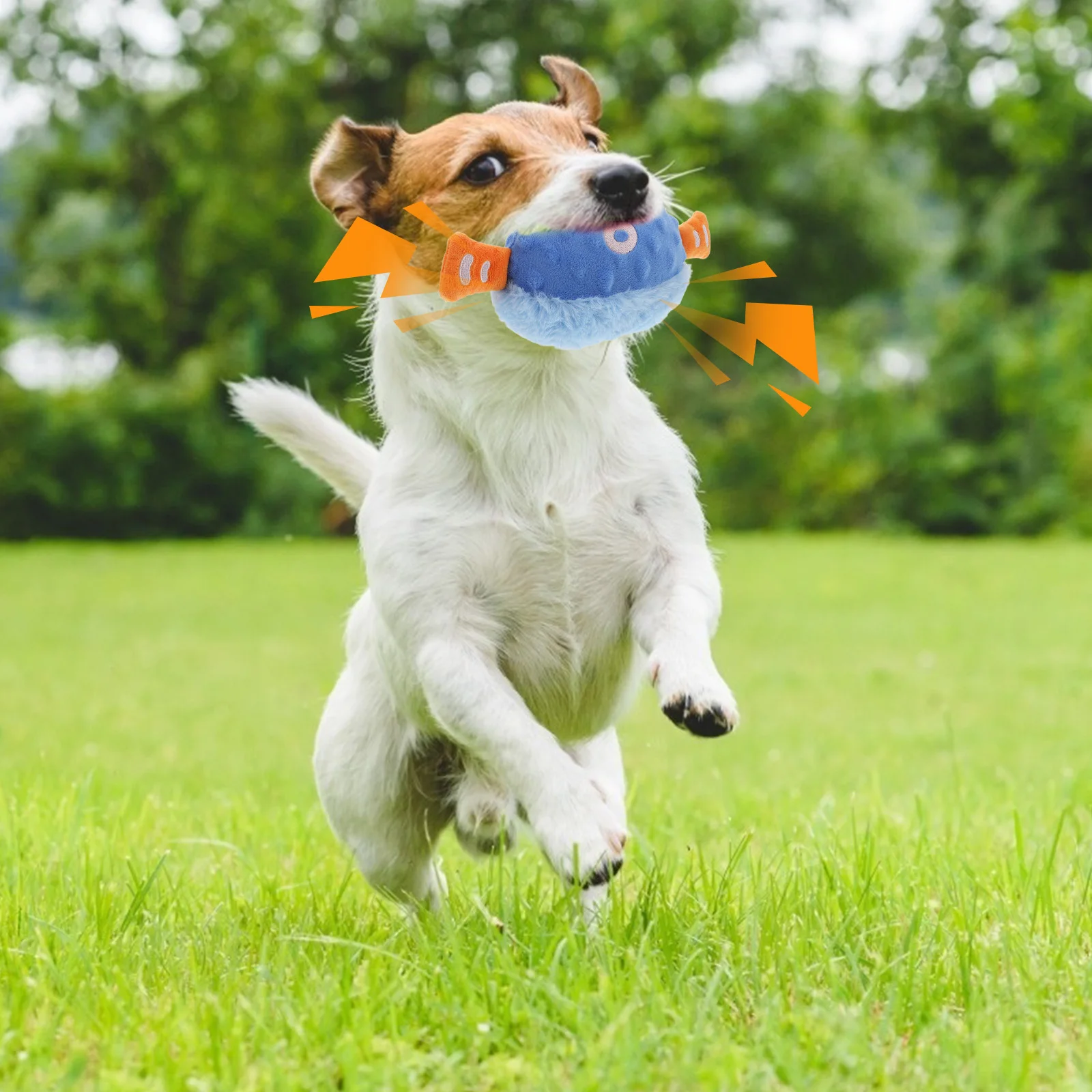 

Interactive Pet Ball For Dogs Bouncing Chew Squeaky Automatic Enrichment Electronic Sound Durable Dog Balls Play Jumping Puppies