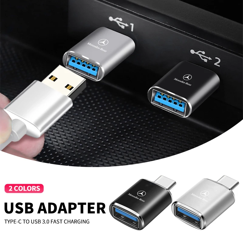 

1 шт., аксессуары для салона автомобиля, адаптер-конвертер, разъем для Mercedes Benz W220 W205 W211 W212 GLC GLS AMG W203, аксессуары