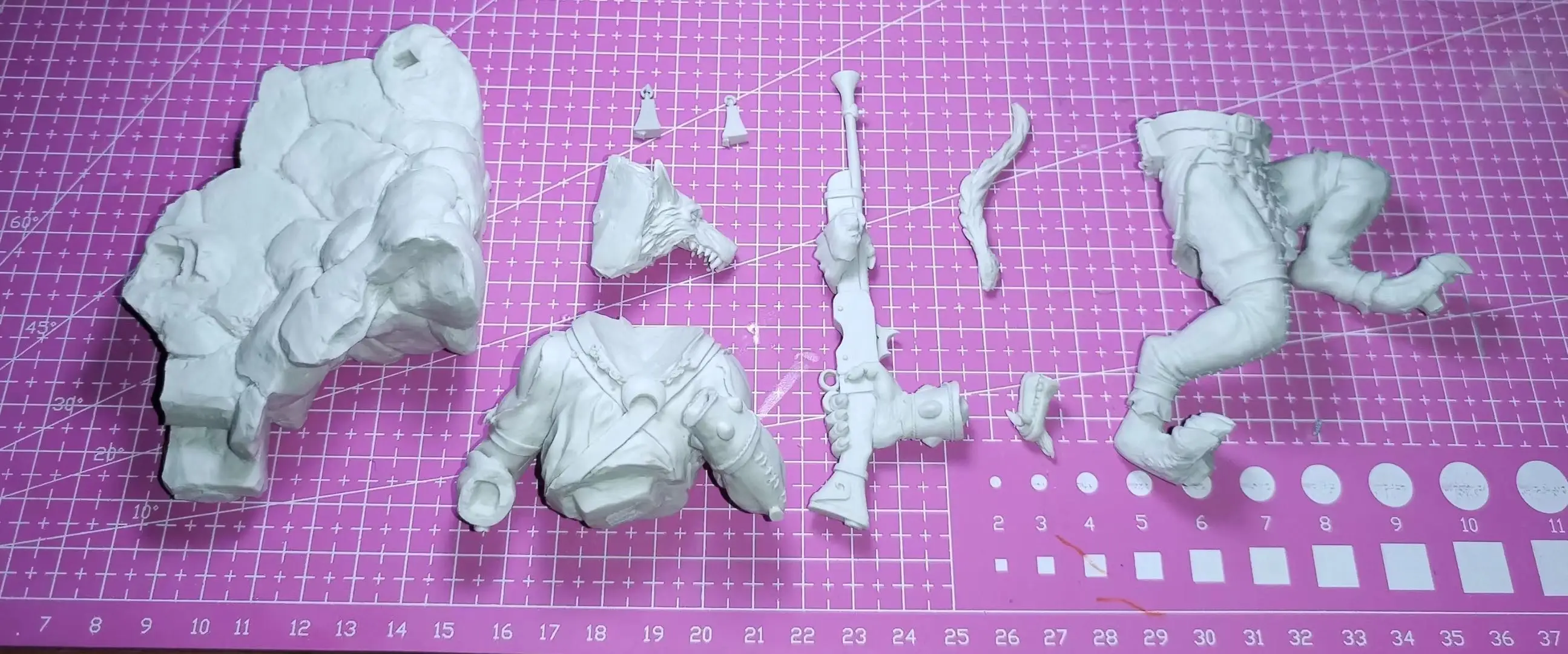 1/24 Resin Model Figuur Gk, Ongemonteerd En Ongeverfd Kit