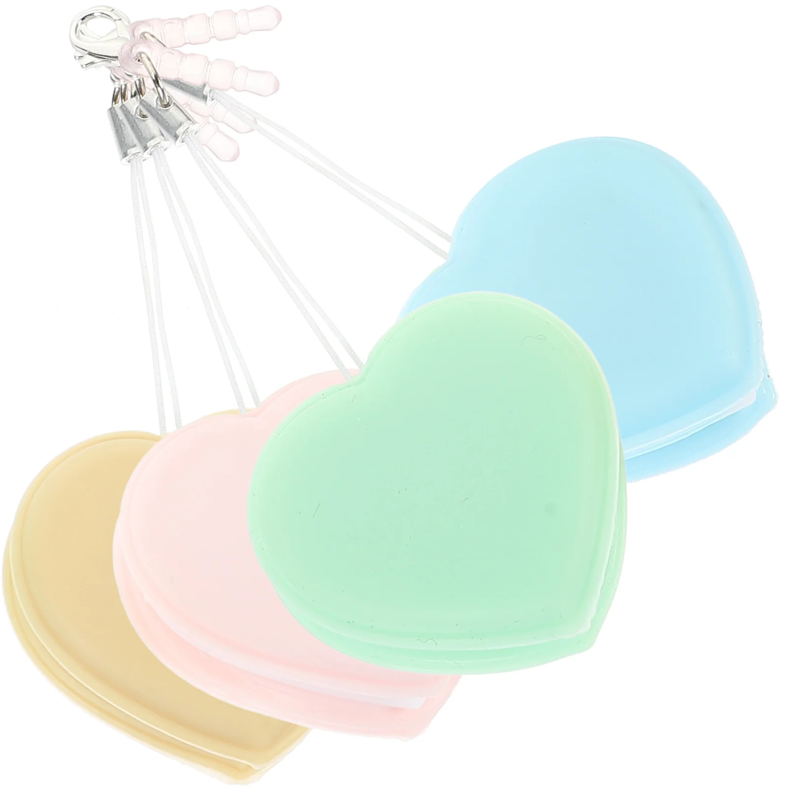 

4pcs Heart Shaped Macaron Screen Cleaner Cloth Portable Lens Wipes for Eyeglass Sunglasses Camera Phone Tablet Computer Glass