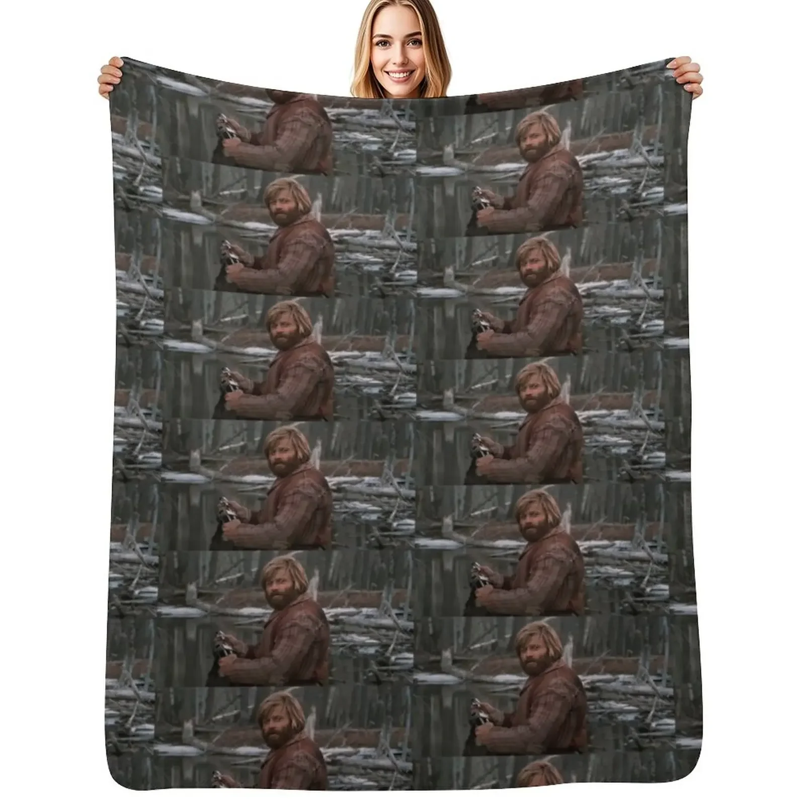 Jeremiah Johnson Nod of Approval Throw Blanket Softest Kid'S Nap valentine gift ideas Luxury for sofa Blankets