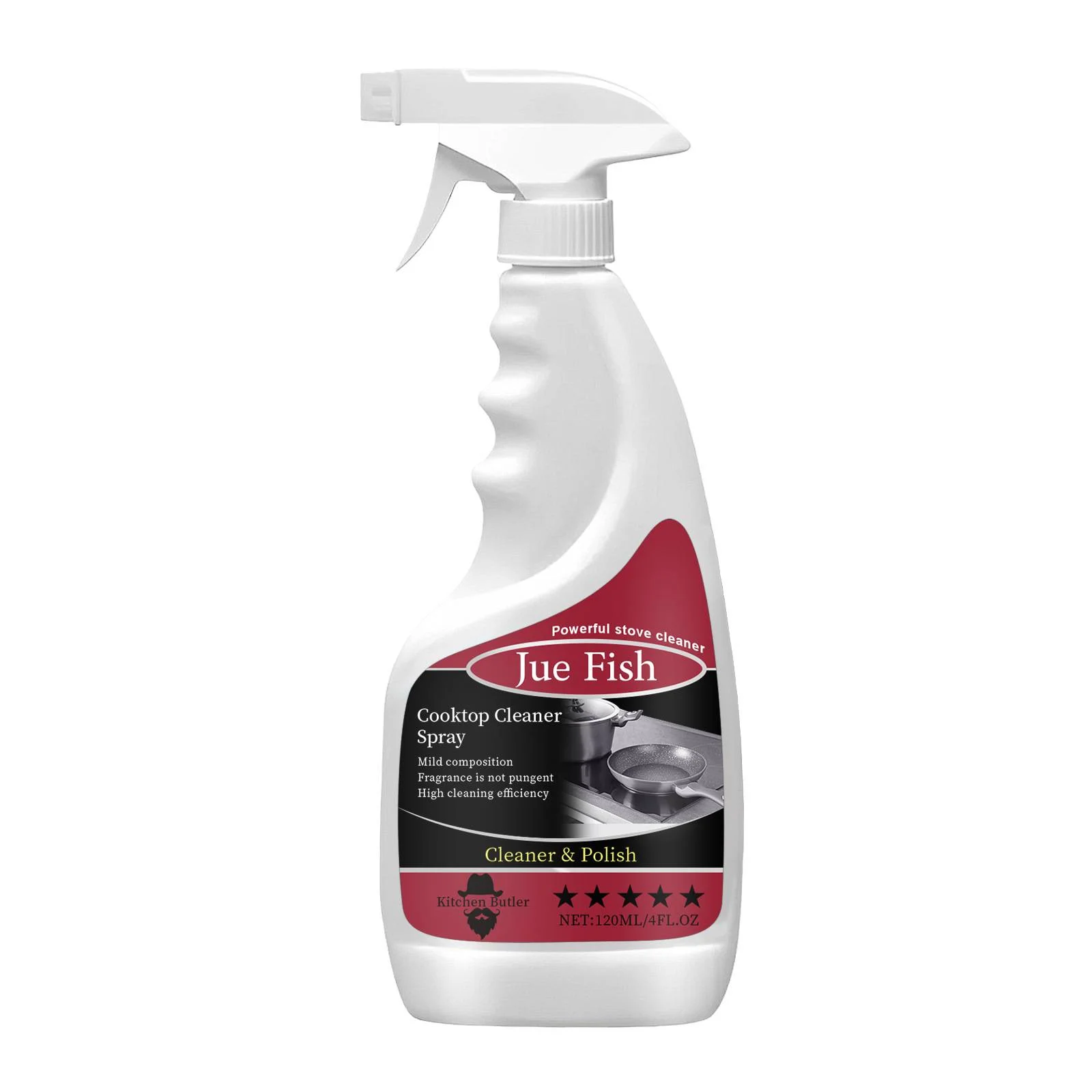 Heavy-Duty Grease And Grime Cleaner Spray for Pot Pan Black Scale Oven Oil Stain Kitchenware Decontamination Cooktop Cleaner