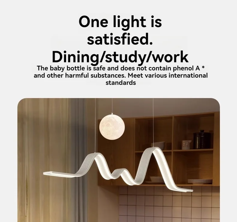 

Modern Led Chandelier Light Ceiling Lamp Moon lamp Minimalist Nordic Living Room Dining Room Study Decorative Lamps