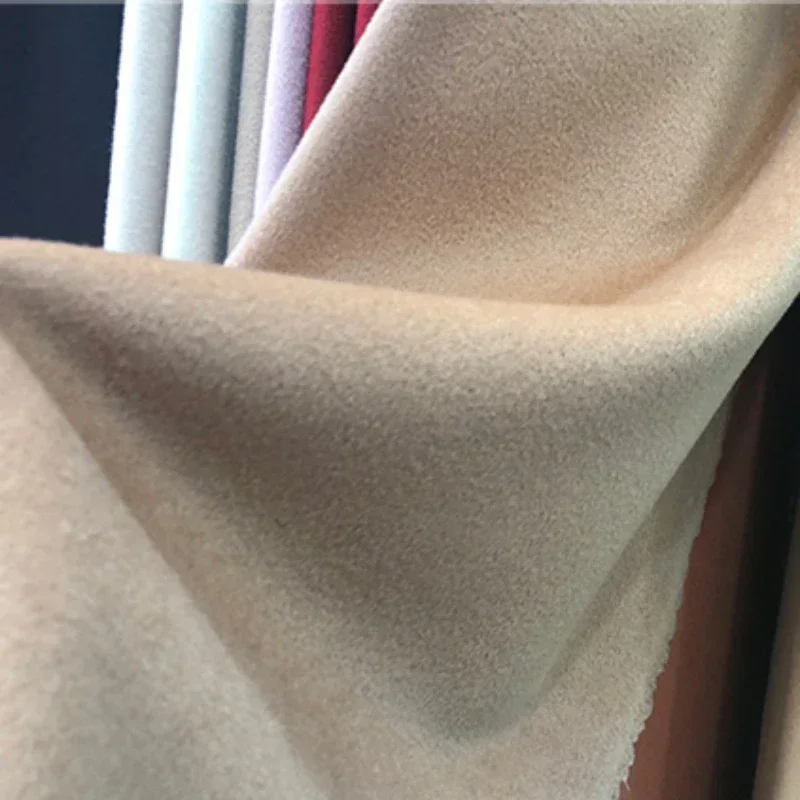 Single-sided Cashmere Wool Fabric Brand Fashion Design Autumn Winter for Dress Coat Cloth by the Meter for Sewing Diy Material