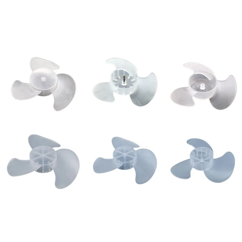 Small Power Plastic Fan Blades Mini Fan Blade 3 Leaves For Hairdryer Motor