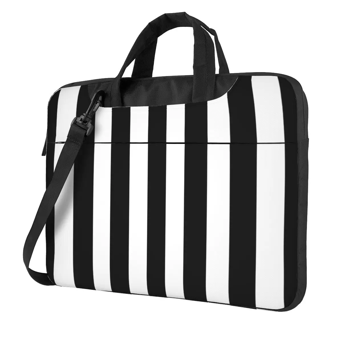 

Black And White Stripes Laptop Bag Protective Case Computer Bag 13 14 15.6 Inch Crossbody Notebook Pouch For Macbook Pro Air