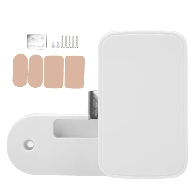 

Умный замок с Bluetooth и управлением через приложение, скрытый, без сверления, для картотечных шкафов, ящиков, гардеробов, книжных шкафов, для Tuya