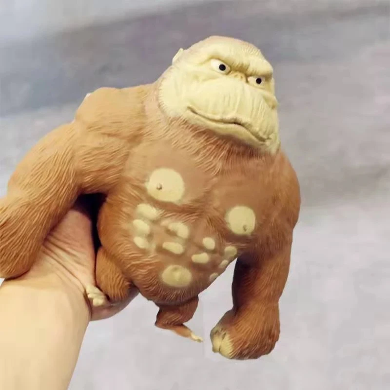 Giant Antistress Gorilla Funny Gorilla Decompression Toy Doll Decompression Creative Toy Indestructible Soft Gorilla Statue