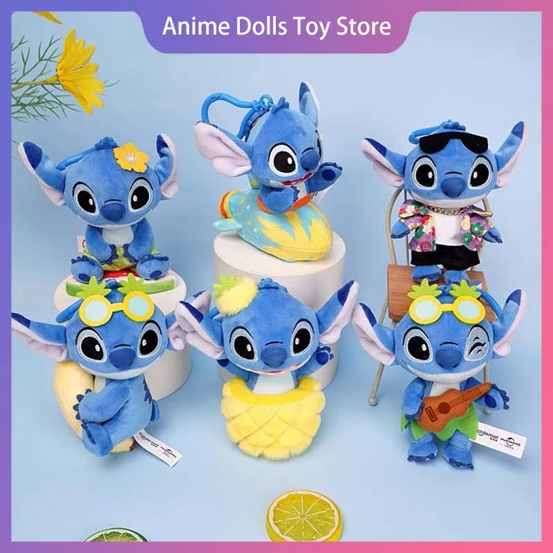 

Подлинная серия Disney Stitch Enjoy The Holiday, модная слепая коробка, милая кукла, сумка, подвеска, кавайная загадочная коробка, подарок-сюрприз для девочек, подарок для ребенка
