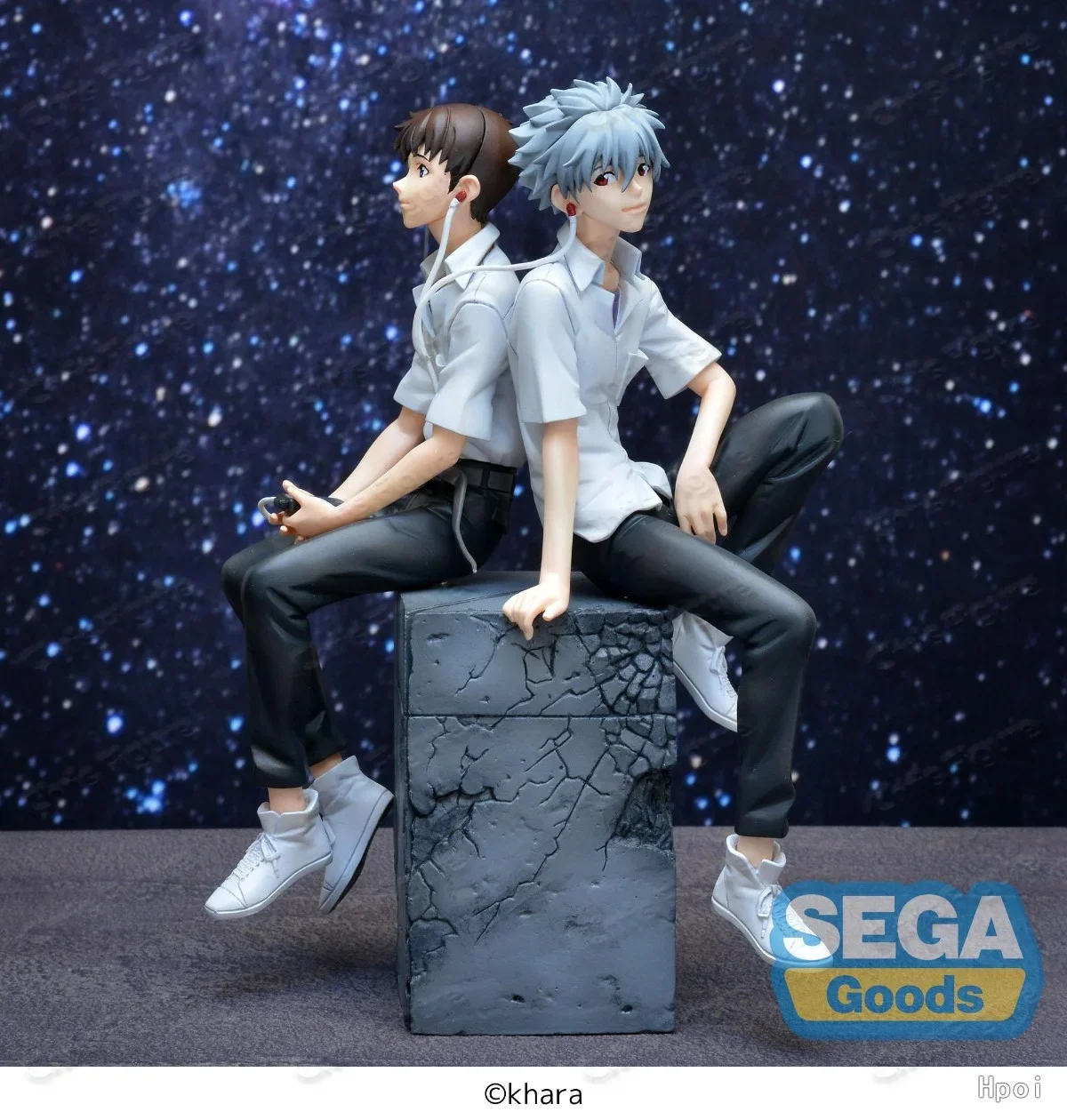 

In Stock Original VIGNETTEUM EVA New Theatrical Version Kaworu Nagisa Shinji Ikari Animation Figure Model Ornaments