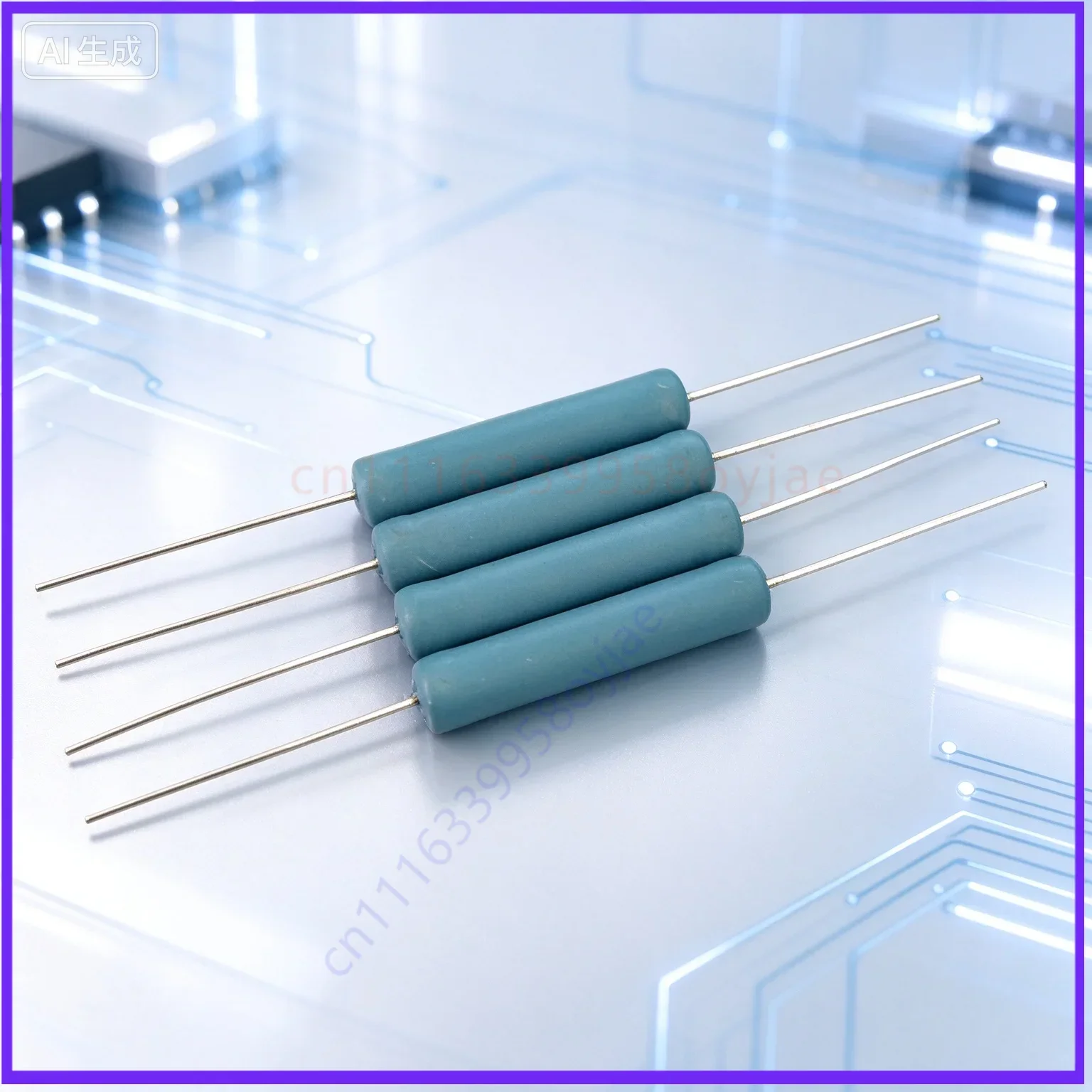 10pcs  Non-inductive Resistor 40F35RE for HiFi Audio, OHMITE USA 10W 35Ω 1% Vintage