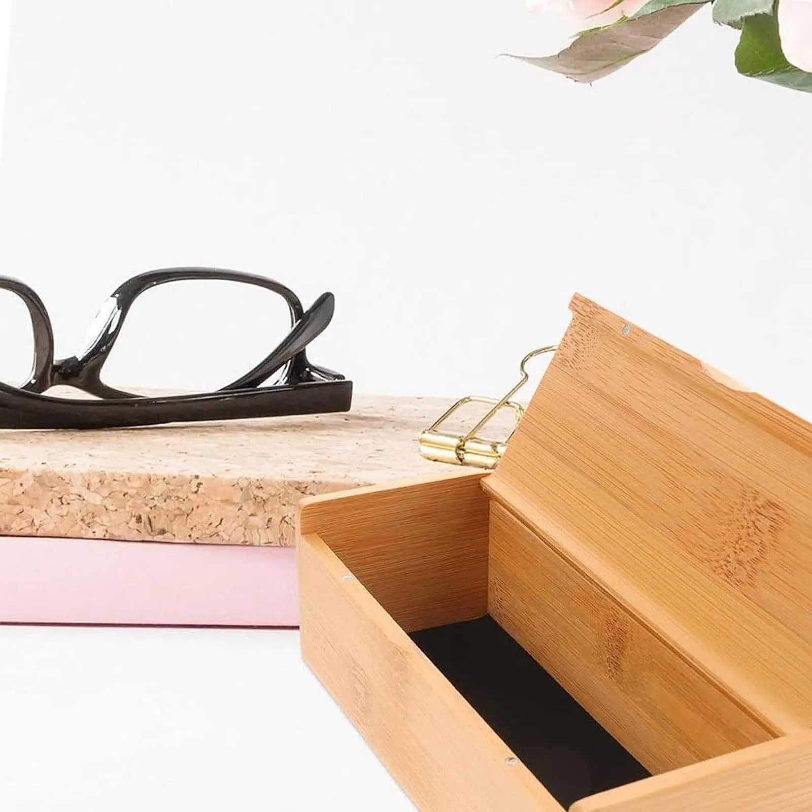 Sunglasses Storage Box Showcase Portable Jewelry Holder for Gift Store Home