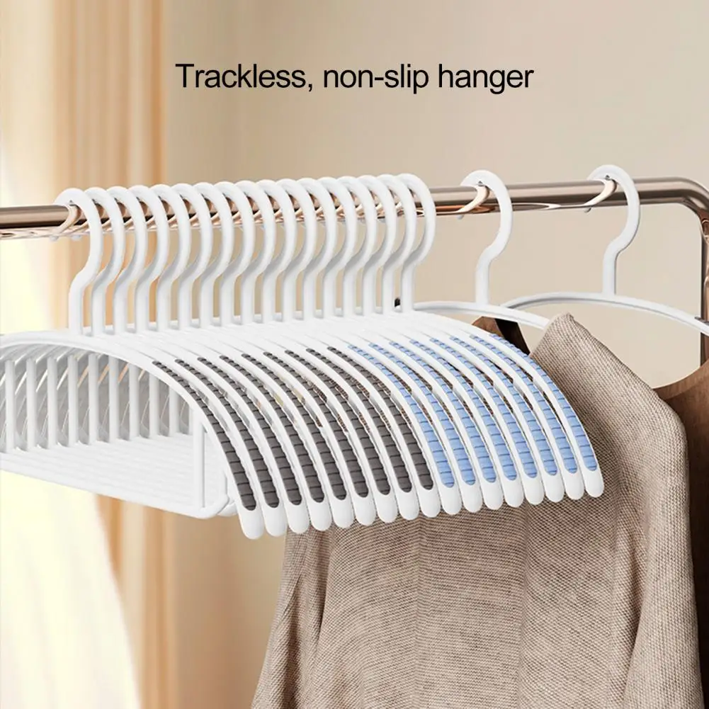 Coat Hanger Set Space-saving Hangers 5 Pcs Coat Hangers Set Anti-slip Thick Structure Heavy-duty Pants Hangers for Wet Dry Use