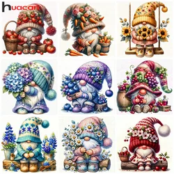 Huacan New Arrivals Diamond Painting Gnome 5d Diy Mosaic Fruit Complete Kit Art Home Decorartion Handmade Gift