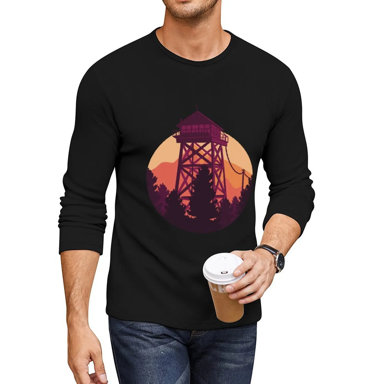 Firewatch Long T-Shirt boys t shirts graphic t funny mens big and tall