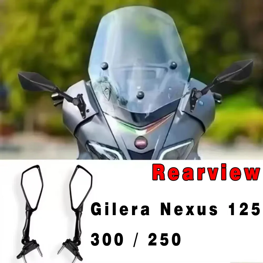 Fit Gilera Nexus 125 / 300 / 250 Special Rear Shift Rearview Mirror Athletics Rear View Mirror For Gilera Nexus 125 300 250 NEW