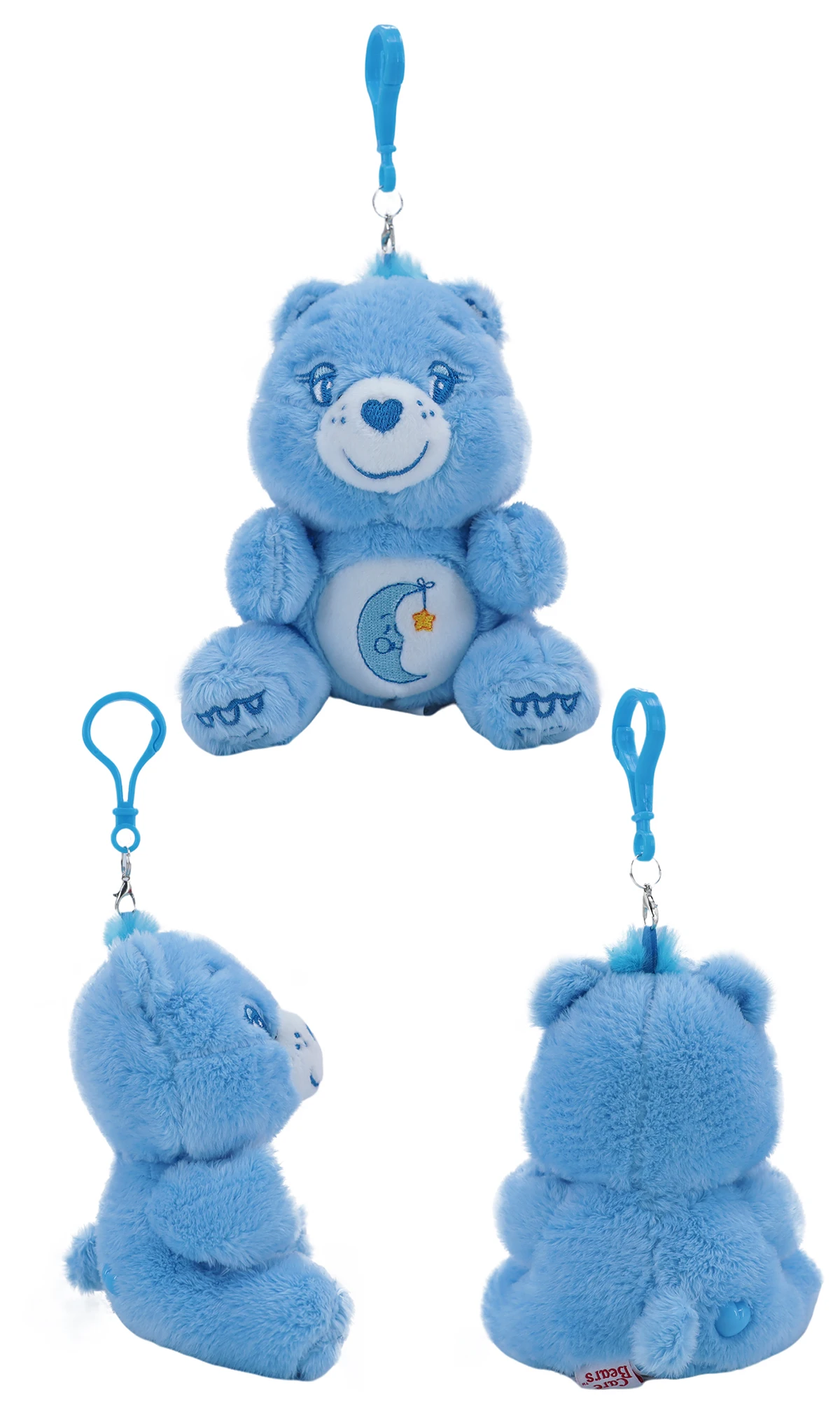 Care Bears Sitzende Plüsch-Schlüsselanhänger 12cm Macaron-Serie Niedlicher Taschenanhänger Kawaii Stofftier Auto-Charm Ideales Valentinstag-Paargeschenk – Detail 3