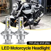 2 uds H4 9003 12v para BMW r-ninet Pure HS1 bombillas de faros LED para motocicleta blanco brillante HB2 lámparas Canbus de haz alto/bajo 12000LM