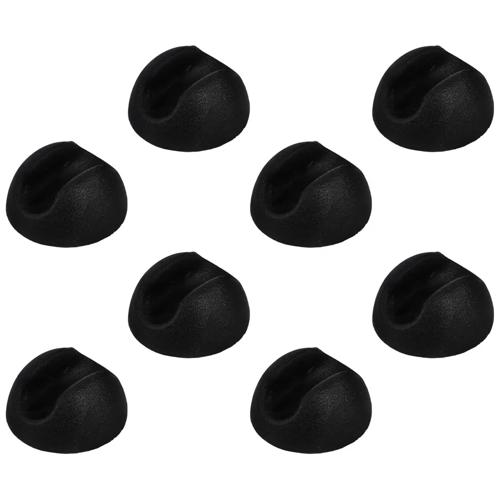 

8Pcs Hairpin Leg Feet Covers Non-Slip PVC Hemispherical Protectors Floor Protection Chair Table Leg Guards Furniture Stability
