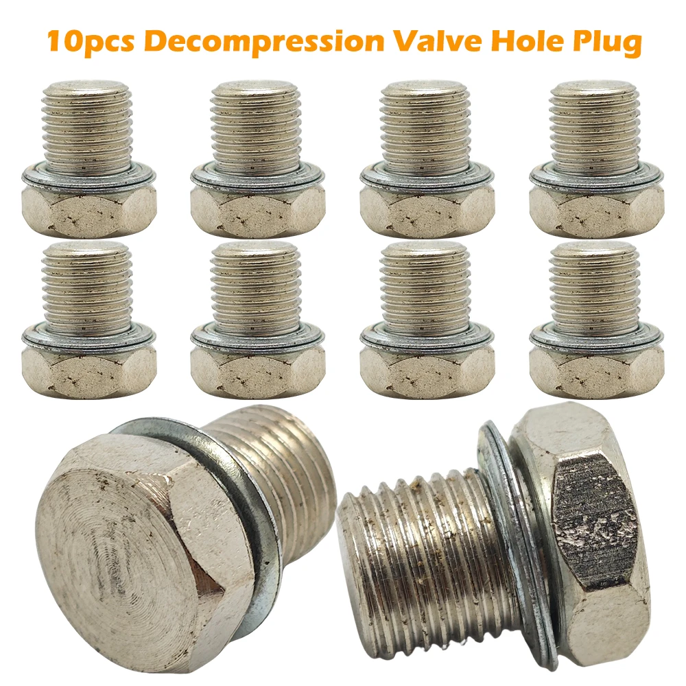 10pcs Decompression Valve Hole Plug For Husqvarna Stihl Jonsered Partner Makita Concrete saws Chainsaw Part 1122 025 2200