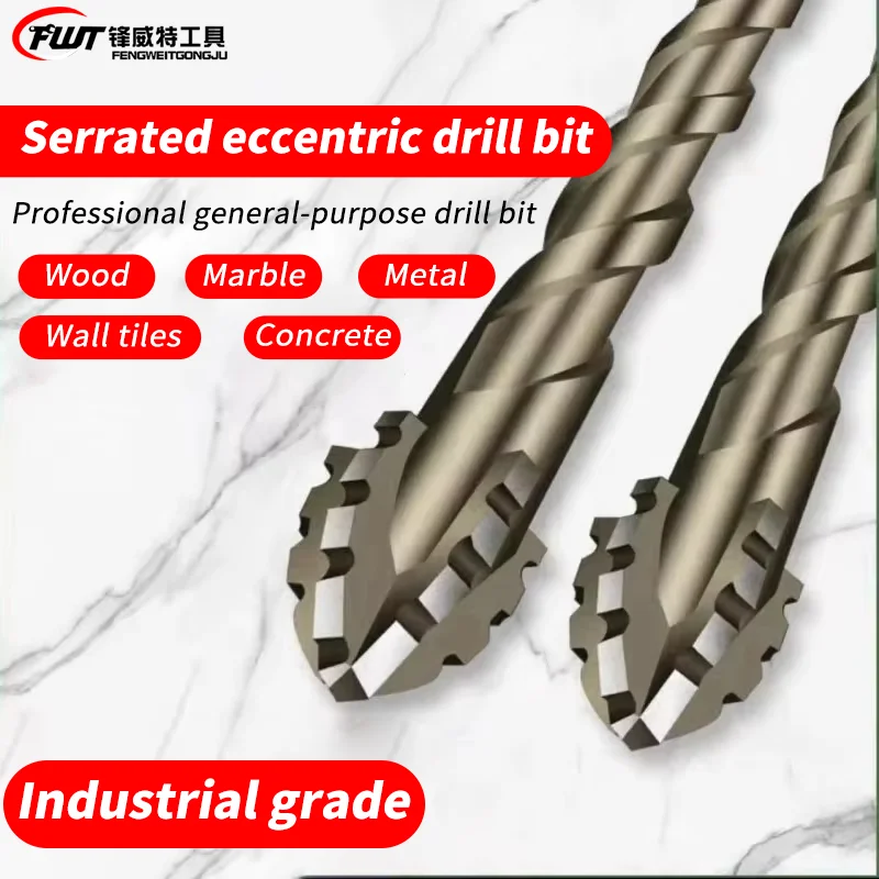 

6-миллиметровое сверло из высокотвердого сплава с четырьмя краями для сверления керамики, бетона, кирпичных стен и арматуры