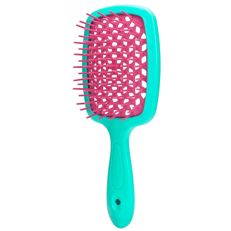 5X Wide Teeth Air Cushion Combs Women Scalp Massage Hair Brush Hollow Out Anti-Static Comb Home Salon DIY Tool Durable