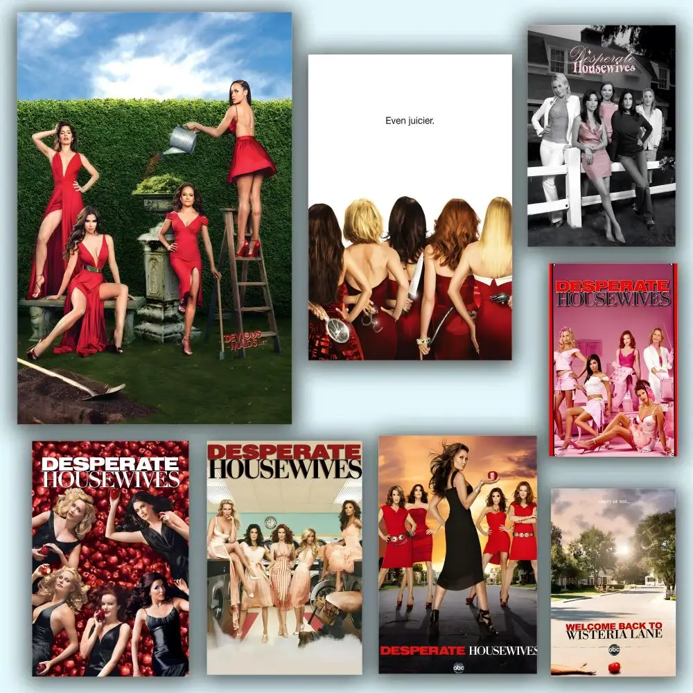 Desperate HousewivesTV Movie Poster Aesthetic HD PVC Wall Art - Waterproof Wear Resistant For Home Hotel Bar